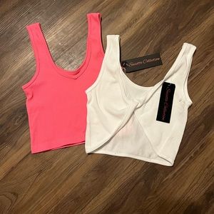 SOLD— Seamless crop tops